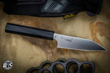 Spyderco Murray Carter Wakiita Petty Paring Knife Black G10 4.6" BD1N Satin K15GP
