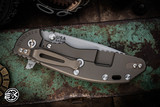  Rick Hinderer Knives XM-24 4.0" Spearpoint Knife Black G10, Battle Bronze