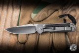 Left Hand-Chris Reeve Knives Small Sebenza 31 Knife Bog Oak 3" MagnaCut Drop Point Polished