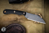 RMJ Tactical "Coho" Fixed Blade Knife Black G10 3" Tungsten Cerakote (Preowned)