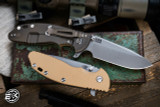 Rick Hinderer Knives XM-24 4.0" Spearpoint Knife Coyote G10, Battle Bronze