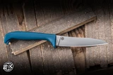 Spyderco Counter Puppy Kitchen Knife Blue Polymer 3.4" Stainless Steel Satin K20PBL