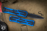 Heretic Knives "Colossus" OTF Automatic Knife Blue 3.5" DLC Dagger H041-6A-BLU 