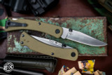 Buck 110 Slim Pro TRX Lockback Knife OD Green G-10 3.75" Satin 0110GRS3