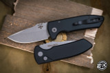 ProTech Les George Left-Handed SBR Short Bladed Rockeye Automatic Knife 2.5" Stonewash  LG401-LH