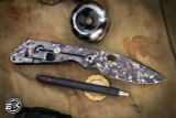 Blackside Customs/Strider Knives Limited "Murdered Out Camo" Set- Copper SMF Knife, Brass ClickTank Pen, Titanium Yo-Yo, Custom Case