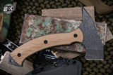 Toor Knives F13 Tommy Tomahawk Axe Omaha Tan G10 5.5" Black Oxide