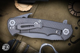  Hinderer Knives Project X Flipper Knife Blue/Black G10 3.65" Working Finish
