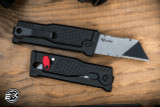 Reate EXO-U Gravity Utility Knife Black Diamond Frag Aluminum 2.3" Utility Blade