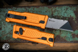 Reate EXO-U Gravity Utility Knife Orange Diamond Frag Aluminum 2.3" Utility Blade