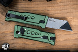Reate EXO-U Gravity Utility Knife Green Speedhole Aluminum 2.3" Utility Blade