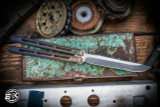Medford Viceroy Balisong Butterfly Knife Bronze-Violet Fade Titanium 4.8" Drop Point Tumbled