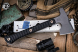 RMJ Tactical Jenny Wren Hammer Poll Tomahawk Black G10/80CRV2 Tungsten 11.75" Overall 