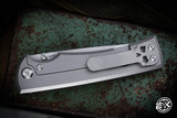 PREOWNED-Chaves Knives Ultramar Liberation 229 Folding Knife G10/Titanium 3.6" Satin Drop Point