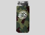 EKnives Sippin Flippin Koozie Camo Neoprene Slim Can Drink Holder