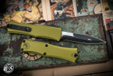Microtech Hera II Mini OTF Automatic Knife OD Green 3" Bayonet Black 1701M-1OD