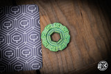 Hitex Gear Poker Chip Titanium Green Guething Knives COTMC 