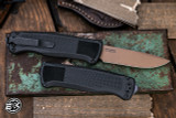 Benchmade Shootout OTF Automatic Knife Black Carbon Fiber Elite 3.5" Cru Wear Drop Point Flat Dark Earth  5371FE