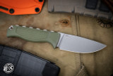 Benchmade Hunt Steep Country Fixed Blade Knife Olive Green Santoprene 3.54" S30V Drop Point 15006-01