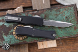 Microtech Hera II Mini OTF Automatic Knife 3" Recurve Stonewash 1705M-10
