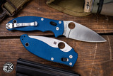 Spyderco Manix 2 Folding Knife Cobalt Blue G10 3.3" SPY27 Satin C101GPCBL2