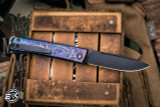 Medford Gentleman Jack (GJ-2) Slip Joint Knife Acid Etch Flamed Titanium 3.1" Drop Point DLC