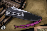 Preowned-Vintage Microtech Socom Elite Black Manual Folding Knife 4" 154CM Stonewash Clip Point 6/2000