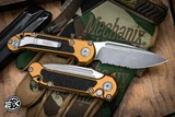 Microtech LUDT Gen III Automatic Folding Knife Tan Aluminum/Grip Inlay 3.4" M390 Apocalyptic Stonewash Serrated 1135-11APTA