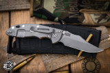 Hinderer Knives XM-18 3.5" Bowie Non Flipper Folding Knife Coyote G10, Working Finish