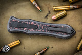 Hawk Knives Deadlock Model C Titanium Copper/Black Carbon Fiber Inlay 3.5" DLC MagnaCut Dagger