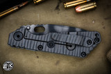 Mick Strider Knives SnG Tire Tread G10 Flame Titanium 3.5" Tiger Stripe