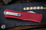 Microtech Hera II Mini OTF Automatic Knife Merlot Red 3" Dagger Satin 1702M-4MR