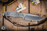 Chris Reeve Knives Backpacker Micarta Black 4" Fixed Blade Knife Drop Point BPR-1000