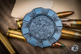 Hitex Gear AFK Andy Frankart Poker Chip Blue Titanium COTMC