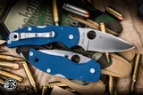 Spyderco Native 5 Folding Knife Cobalt Blue G10 3" SPY27 Satin C41GPCBL5