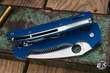 Spyderco Manix 2 XL Folding Knife Cobalt Blue G10 3.9" SPY27 Drop Point Satin C95GPCBL2