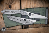 Spyderco NAND Slipit Folding Knife Gray Titanium 3.2" M398 Wharncliffe C270TIP