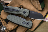 ProTech Runt 5 Automatic Folding Knife Green Texture 1.9" MagnaCut DLC Reverse Tanto R5406-GREEN
