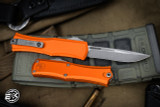 Microtech Hera II Mini OTF Automatic Knife Orange 4" Recurve Apocalyptic Stonewash 1705M-10APOR