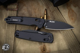 Kershaw Bel-Air DuraLock Manual Folding Knife Black Aluminum 3.1" MagnaCut Reverse Tanto PVD 6105BLK