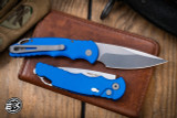 Pro-Tech TR-5 Tactical Response 5 Automatic Knife Blue Aluminum 3.25" S35VN Drop Point Stonewash T501-BLUE