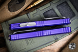 Microtech Hera II Mini OTF Automatic Knife Purple 3" Drop Point Satin 1703M-4PU