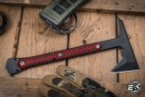 RMJ Tactical Ragnarok 14 Tomahawk Black Widow G10 3.5" 80CRV2 Graphite Black RAG-GB/BW
