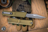 Microtech Combat Troodon Gen III OTF Automatic OD Green Aluminum 4" M390 Bowie Apocalyptic 1146-10APOD