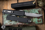 Zero Blade Play-Microtech Ultratech ZBP OTF Automatic Knife 3.5" M390 Apocalyptic Stonewash Serrated 1121-10AP