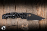 Spyderco Edgerati Skeletonized Aluminum DLC 3.57" S30V C266BKALBKP