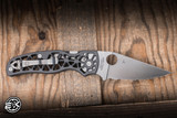 Spyderco Edgerati Manual Folding Knife Grey Aluminum 3.57" S30V SpyderEdge C266ALS