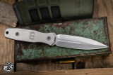 Blackside Customs Phase 7 SDM Fixed Blade Knife Titanium 4.5" MagnaCut 154CPM Stonewash