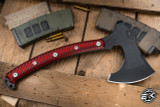 RMJ Tactical "Berserker" Tomahawk Black Widow G10 15" Graphite Black Cerakote