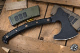 RMJ Tactical "Berserker" Tomahawk Black G10 15" Graphite Black Cerakote